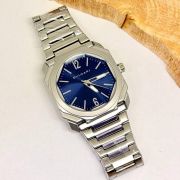Men’s Classic Bvlgari-Style Metal Watch – Luxury Geometric Design (Available in 3 Colors)
