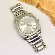 Men’s Classic Bvlgari-Style Metal Watch – Luxury Geometric Design (Available in 3 Colors)
