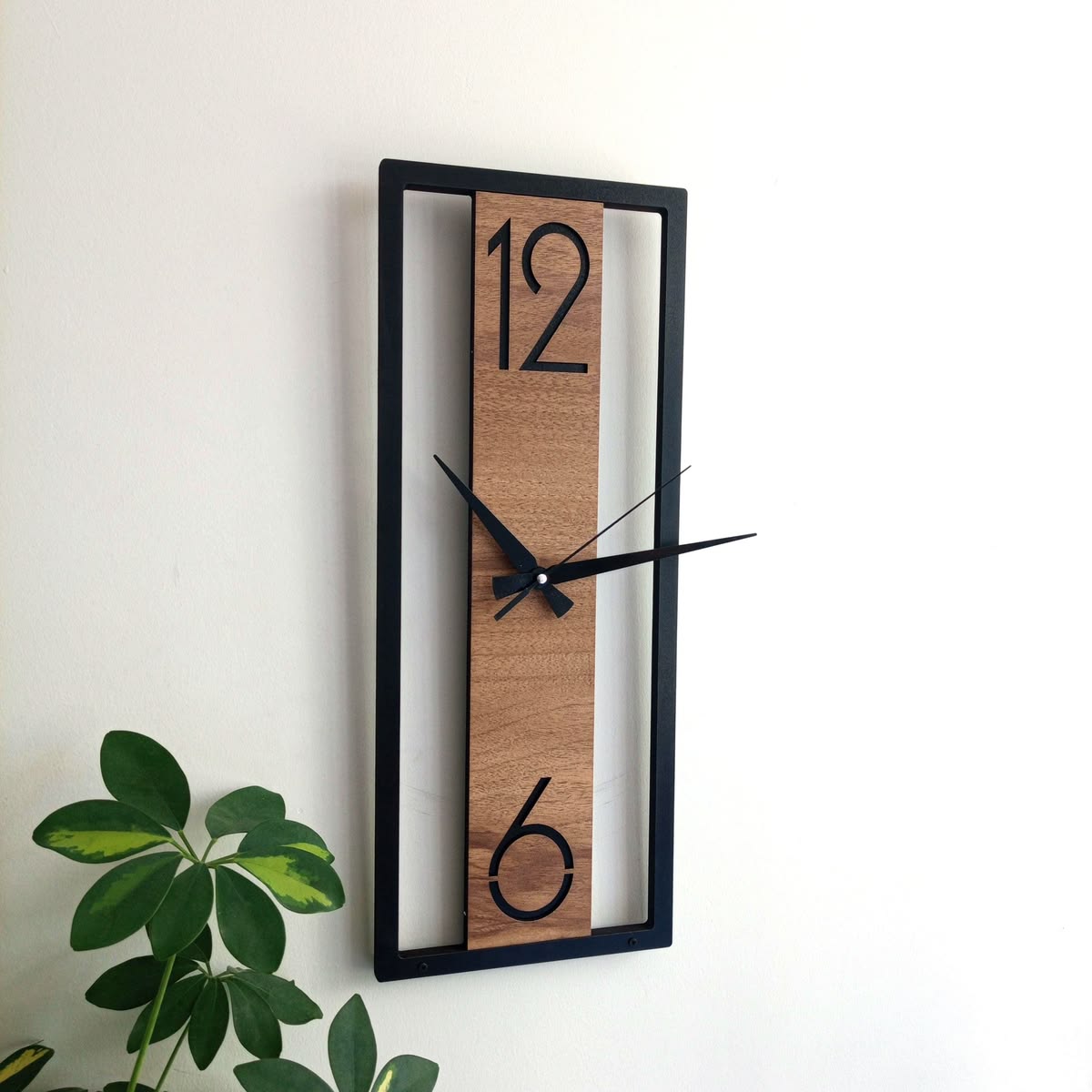 3D Wooden Wall Clock