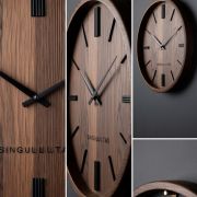 3D Wooden Wall Clock