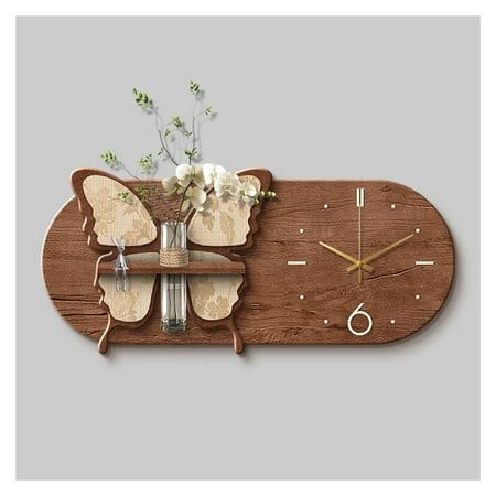 3D Wooden Wall Clock