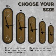 3D Wooden Wall Clock
