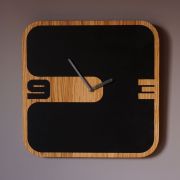 3D Wooden Wall Clock
