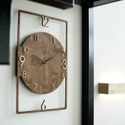 3D Wooden Wall Clock
