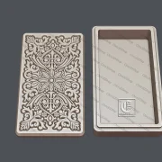 3D Relief Wooden Jewelry Box (15x30cm)
