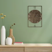 3D Wooden Wall Clock