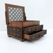 3D Relief Wooden Jewelry Box (15x30cm)