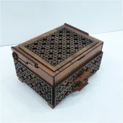 3D Relief Wooden Jewelry Box (15x30cm)