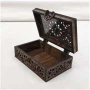 3D Relief Wooden Jewelry Box (15x30cm)