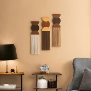 Modern Minimalist Large Tassel Wall Hanging (4 sets)