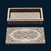 3D Relief Wooden Jewelry Box (15x30cm)