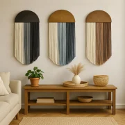 Modern Minimalist Large Tassel Wall Hanging (3 sets)