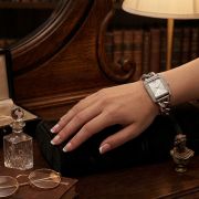 Michael Kors Emery Pave and Gold-Tone Bangle Watch (High Copy)
