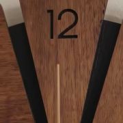 3D Wooden Wall Clock