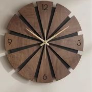 3D Wooden Wall Clock