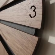 3D Wooden Wall Clock