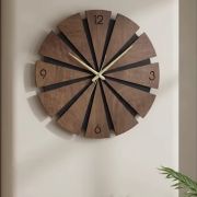 3D Wooden Wall Clock